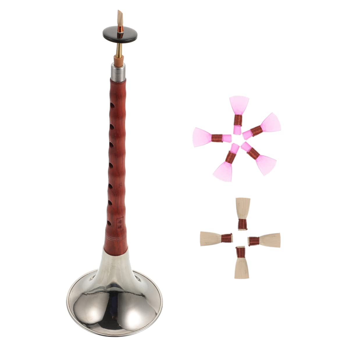 UPKOCH1 Set D Adjustment Suona Horn Chinese Professional Suona Premium Music Instrument National Instrument Beginners Suona Premium Suona Ethnic Wind Instrument Rosewood-made Suona