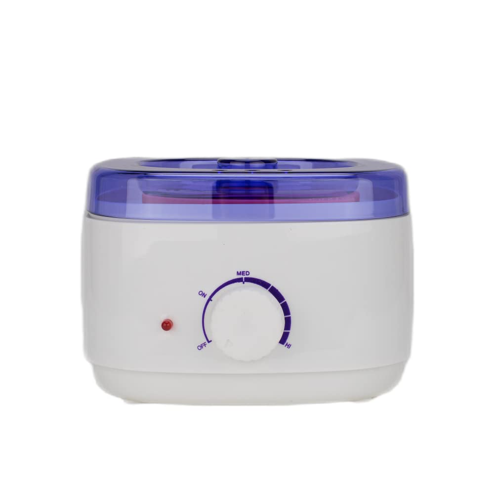 Kit per ceretta Set di cera adatto per pelli sensibili, riscaldatore di cera dura per la depilazione elettrico di fascia alta, set di riscaldatori per cera digitale adatto per viso, corpo, braccia e