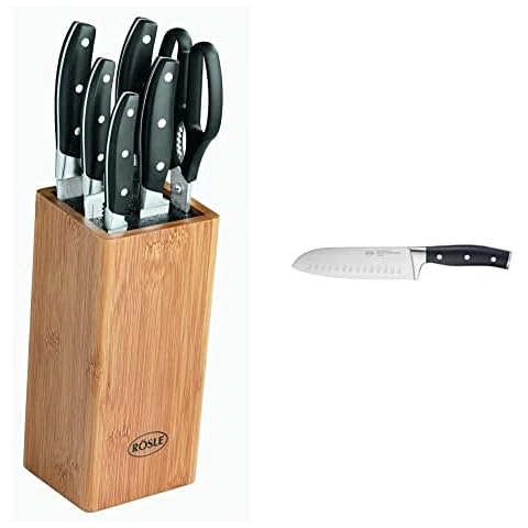 RÖSLE CUISINE Bürsten Messerblock bestückt 7-tlg Cover