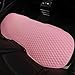 West Llama Pu Leather Car Seat Bottom Covers Protectors Include 1 Pair Front Driver Seat Pad Mat and 1 Rear Bench Cover Universal Fit 90% Vehicles,Pink