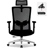 Airchros Bürostuhl Ergonomisch, Ergonomischer Bürostuhl mit Verstellbarer...