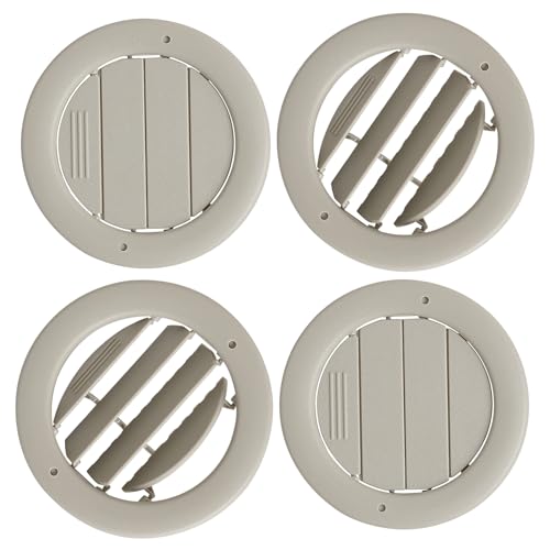 AC Air Vent Cover Panel For Ford/Lincoln Specific Models Replaces 8A8Z-19893-CA 9L1Z-19893-AG Roof Ceiling Vent Grille (4,Beige)