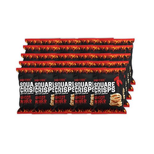 Smiths Ghost Pepper Square Crisps 25 g, 25-Packs