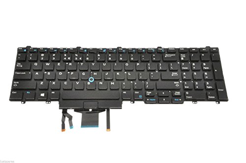 Preisvergleich Produktbild Dell Latitude 5580 5590 US, International, QWERTY-Tastatur mit Hintergrundbeleuchtung TF5M0