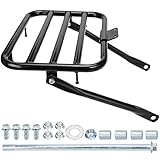 YOXUFA Rear Back Luggage Rack Bracket Behind Carrier Draw Bar Axle Assembly Set for Coleman CT200U Trail 200 CT200U-A CT200U-C CT200U-CAN 196cc 6.5hp Powersports Motor Mini Bike Parts