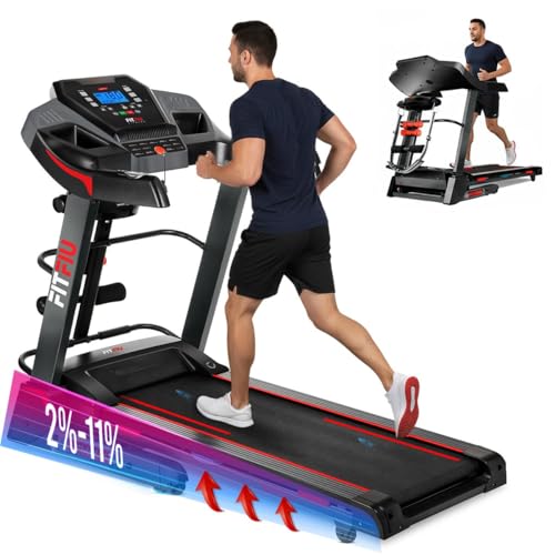 Fitfiu Fitness MC-500 - Tapis roulant Pieghevole inclinazione Automatica, 18 km/h,...