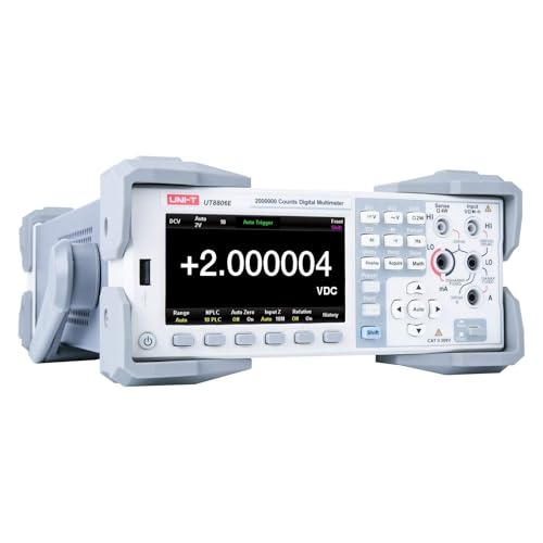Image of UNI-T UT8806E 6.5 Digit Performance-Series Benchtop Digital Multimeter 1,999,999 Counts Auto-Ranging TRMS Dual Display 4.3 inch Touchscreen 0.0035% Accuracy