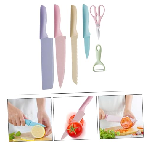 Set Cuchillos Cocina 6 Piezas Acero Inox Base miniatura 4