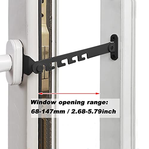 Lxoraziy Adjustable Position Casement Window Restrictor Latch - Image 4