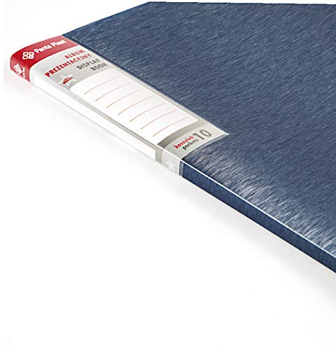 Sichtmappe / Präsentationsmappe mit 40 Hüllen A4 (Farbe,Stück) (blau, 10)