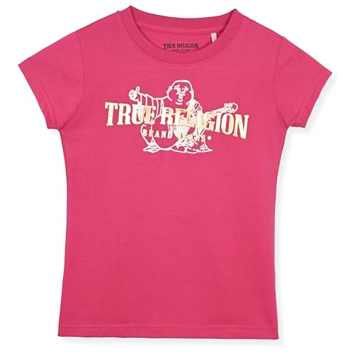 Image of True Religion Girls Jeans Shorts Set Girls Denim Short and Fashion Tee Shirt Clothing Set for Kids