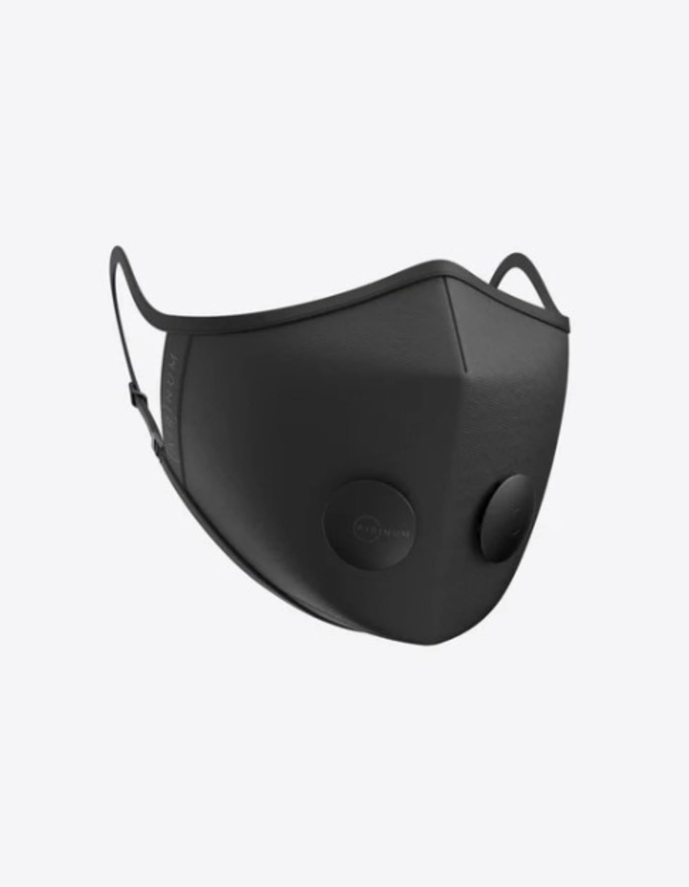 Airinum Urban Air Mask 2.0 , Masque anti-pollution, Masque de Protection Respiratoire Réutilisable et Ajustable Contre la Pollution Atmosphérique, les Allergènes et les Bactéries - Onyx Black L