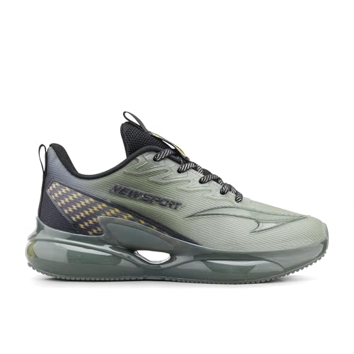 Image of ASIAN Quantum-27 Men's Sports Running Shoes with See-Through Air Sole, Memory Foam Comfort, Breathable Knit Upper & Stylish Athletic Performance Design