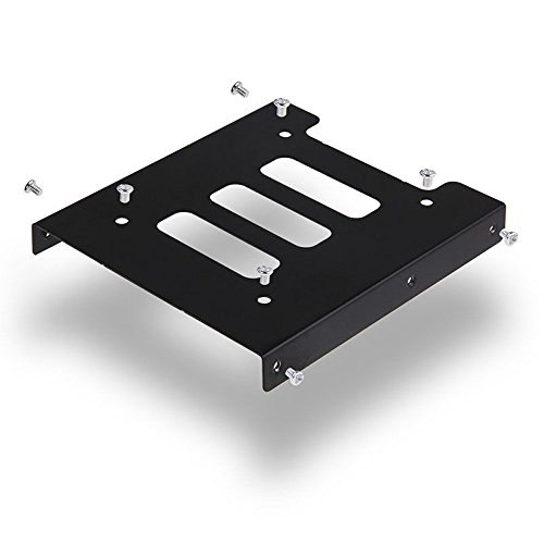 meeboo Einbaurahmen für interne 2,5' Festplatten/SSD's auf 3,5'...