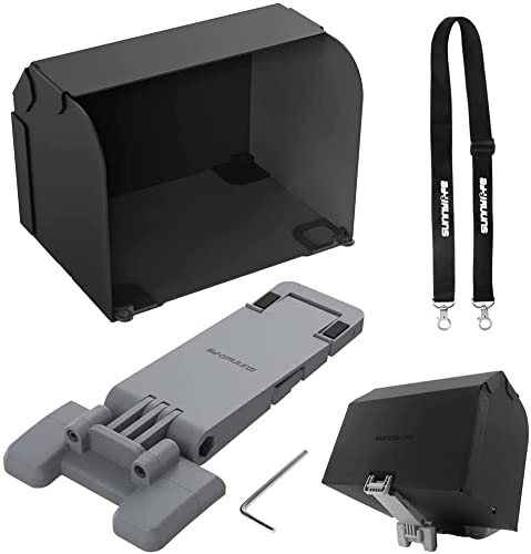 Kiowon タブレットモニターサンシェード+DJIストラップ+送信機タブレットホルダー for Mavic 3 / Mavic Air 2 / Ai