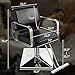 WINEDYOUNG Salon Chairs for Hair Stylist Chair Hydraulic Pump Hair Salon Chair 360 Degree Rotating Barber Chair, Spa Beauty Equipment for Hair Stylists, Tattoo Artists, Cosmetologists (Silvery)