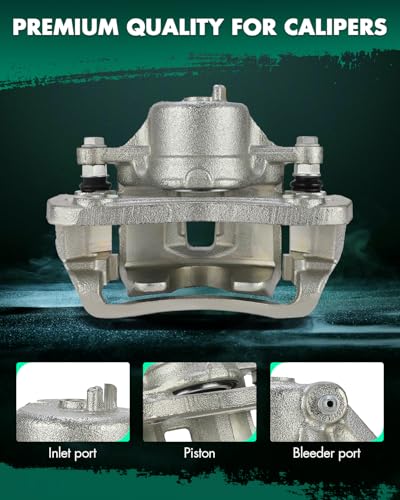 Image of SCITOO - Front Right Disc Brake Caliper Assembly w /Bracket For Hyundai,For Kia Models - For Elantra 2007-2010,For Magentis 2007-2010,For Optima 2006-2010,For Sonata 2006-2010,For Soul 2010-13 19B2998