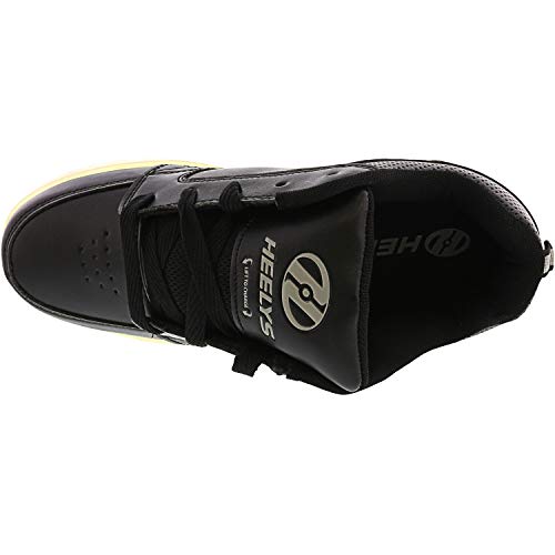 Heelys Unisex-Kids Premium Lo Wheeled Heel Shoe,black,1 M US Little Kid4