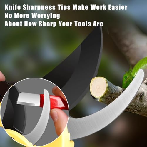 NHQZ 2 Stück Schleifsteine für Messer Schleifstein für Gartengeräte tragbarer Schleifstein für Scheren Gartenscheren Astscheren