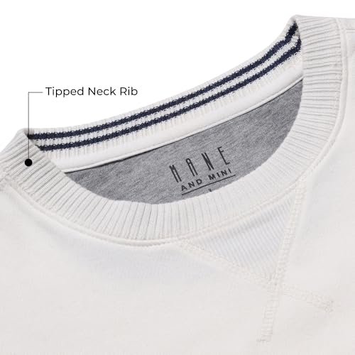 Image of MANE AND MINI Men's Fleece Crew Neck Full Sleeves Sweatshirt