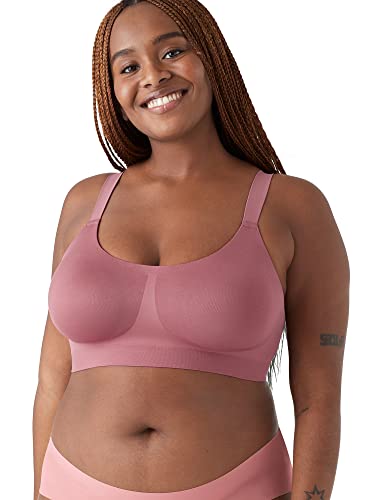 True & Co Womens Soft Form Scoop Neck Adjustable Strap Bra, Rouge, 1X 40C-D 42B Us #TOP19