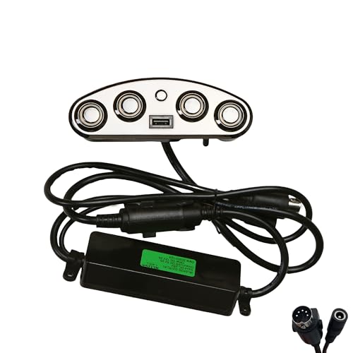 Image of Fruhdi Power Recliner Mulin 5 Button 5 Pin Switch Model MLSK35-D2 Right Hand Control Replacement with USB for Electric Sofa