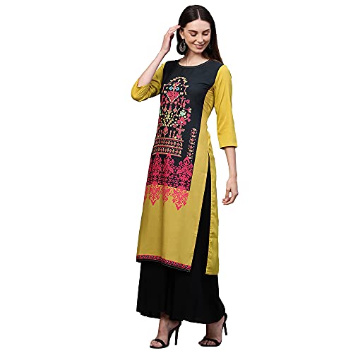 Image of ANNI DESIGNER Women's Crepe Regular Kurta