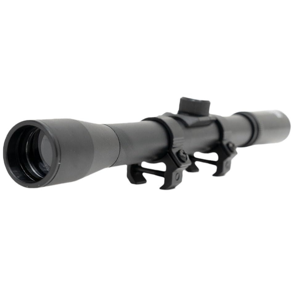 Visor telescópico Swiss Arms 4x20 | Mira para carabinas, Rifles y escopetas de balines 4x20 Uso exlusivo Deportivo