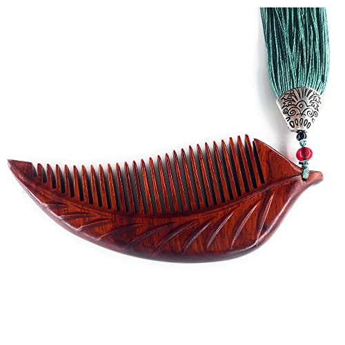 Sitronugras Wooden Comb For Women - Carved Craft Natural Boxwood ...
