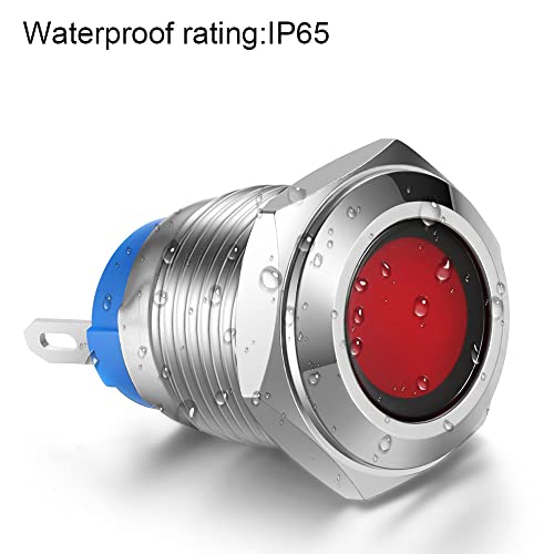 Gebildet 5pcs 12mm 12V-24VDC Acciaio Inossidabile