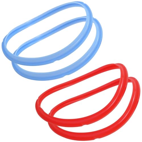 2025 New 4-Pack Pot Sealing Ring for Ins-tant - Replacement for 8QT Pressure Cooker Models (Red and Blue) miniatura 3