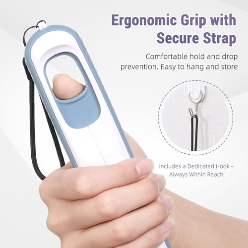 Toilet Aids for Wiping Bottom, 2-Pack - Long Reach Comfort Wipe with Replaceable Head & Strap - Bottom Buddy Wiping Aid for Elderly, Disabled & Post-Surgery - Image 5