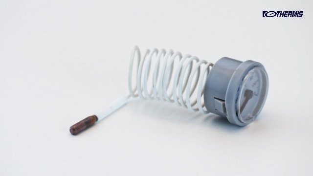 Thermomètre capillaire de rechange pour chaudière, 0/120°C, diamètre