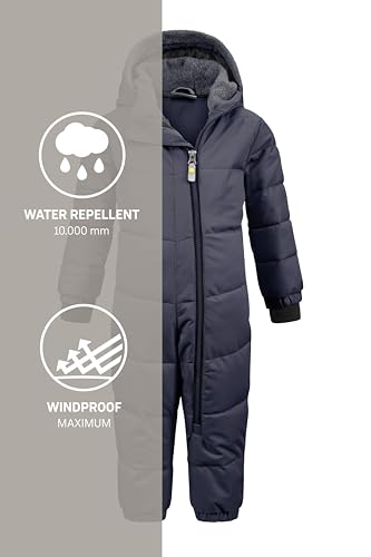 Killtec Jungen twinkly mns onpc b Overall In Daunenoptik Mit Kapuze, dunkelnavy, 98-104 EU
