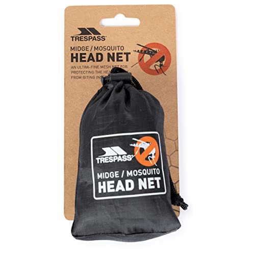 Trespass Mosquito and Midge Head Net Black One Size