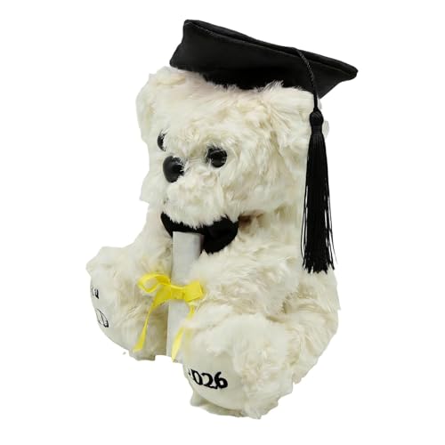 Ruwshuuk Oso de Peluche de Graduación,Peluche Recordatorio de Graduación | Promoción 2026 Oso de para Graduados - para Niños, Niñas, Adolescentes, Estudiantes de Jardín