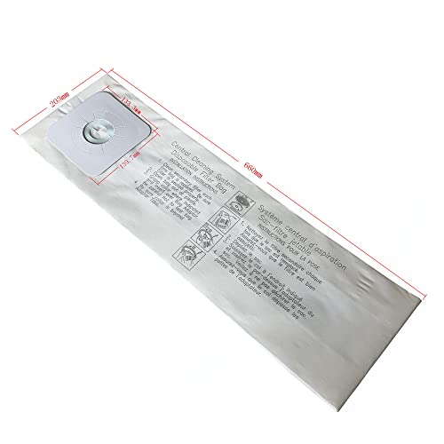 9pack CF Clean Fairy 391 Central Vacuum Bags Compatible with Nutone 391 CV353, CV450, CV391, CV400, CV350,CV351 VX475 44186, CV352,CV653 CV750, CF3918 models