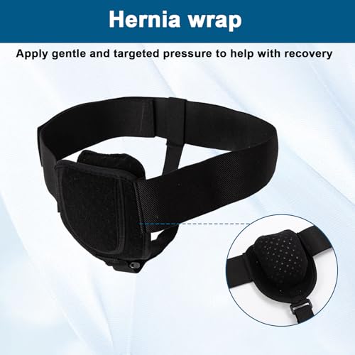 Faja para Hernia Inguinal para Hombre, Ajustable, Soporte Con Almohadillas miniatura 4