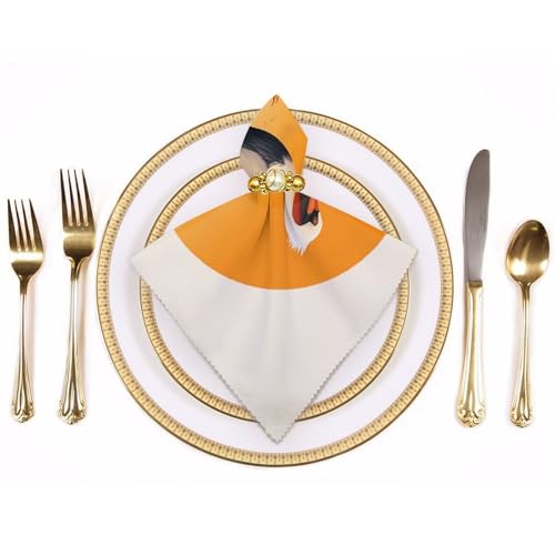 Servilletas Extrasuaves Reutilizables con Estampado de Atardecer para Mesa 4