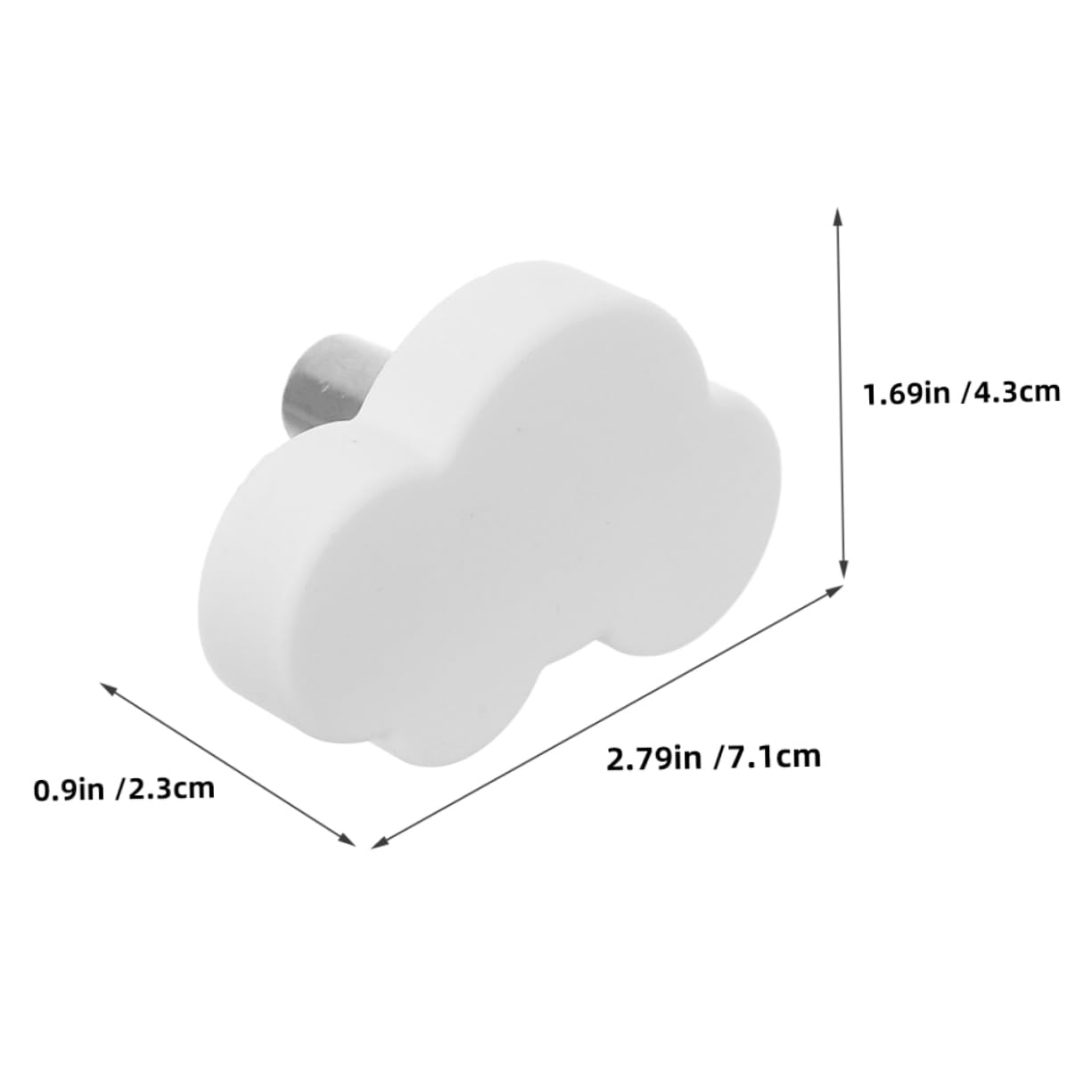 CIMAXIC 6 Pc Cartoon Door Knobs Safe Fun Drawer Handles for Kids Decorative Cabinet Pulls