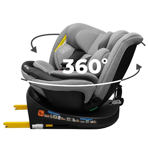 Kindersitz Auto 9-36 kg mit ISOFIX 360°drehbar – Babysitz Auto Gruppe...