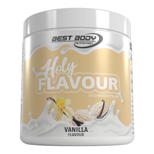 Best Body Nutrition - Holy Flavour - Geschmackspulver - Vanilla - 90 g Dose - Aromapulver zur Verfeinerung von Speisen und Getränken mit Vanillegeschmack