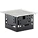 Cal-Mil 1612-12-13 Squared Chafer Alternative, 12" W x 12" D x 7.375" H, Black