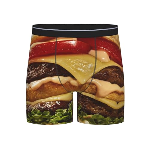 Potato Chips Funny Food Men'S Boxer Briefs Comfort Soft Stretch Long Leg Underwear