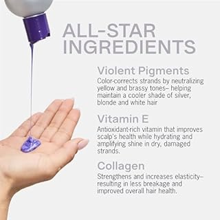 Jhirmack Silver Brightening Purple Shampoo Set of 4 for all types of silver, grey, and blonde hair