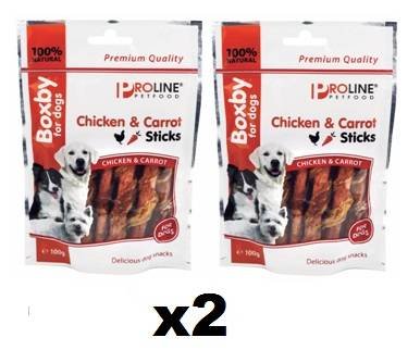 Boxby 2er-Set Huhn und Karotte, 100 g