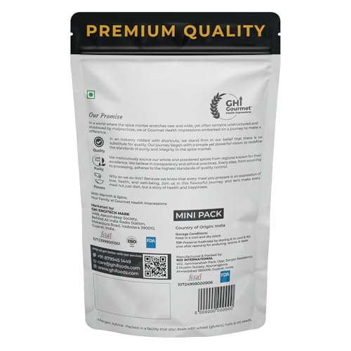Image of GHI GOURMET HEALTH IMPRESSIONS | 25g | Superior Grade Whole Black Pepper | Kali Mirch