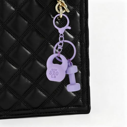 Fitness Dumbbell Kettlebell Keychain Sport Gym Keychain Accessories Purse Backpack Bag Charms Gifts for Women Men - Image 4