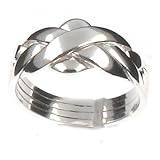 Best Puzzle Rings - Touch Jewellery 925 Sterling Silver 4 Band Puzzle Review 