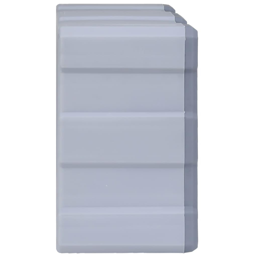 Organizador de varios cajones con 22 cajones de polipropileno, 49 x 16 x 25,5 cm, color gris, para reparación de garaje, cajones transparentes para tornillos, tuercas, tacos